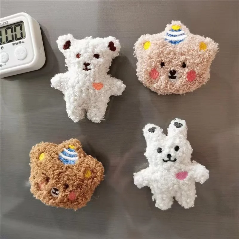 Mini Kawaii Souvenir Decorative Plush Toys Magnets Sticker Home Kitchen Decor Traditional Modern Fridge Magnets