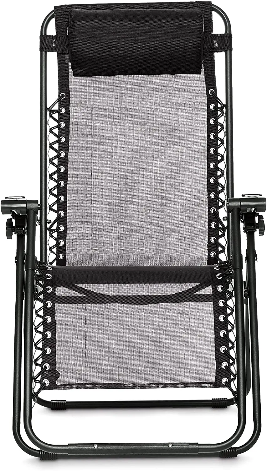 outdoor chair provides a stress-free weightless feel for optimal relaxation Powder-coated steel frame for strength