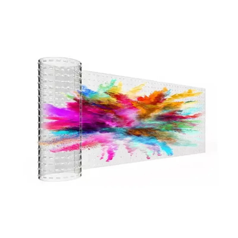 High Transparency Flexible Film Screen Led Flexible Advertising Led Film Screen Outdoor Led Flexible Transparent Film Screen