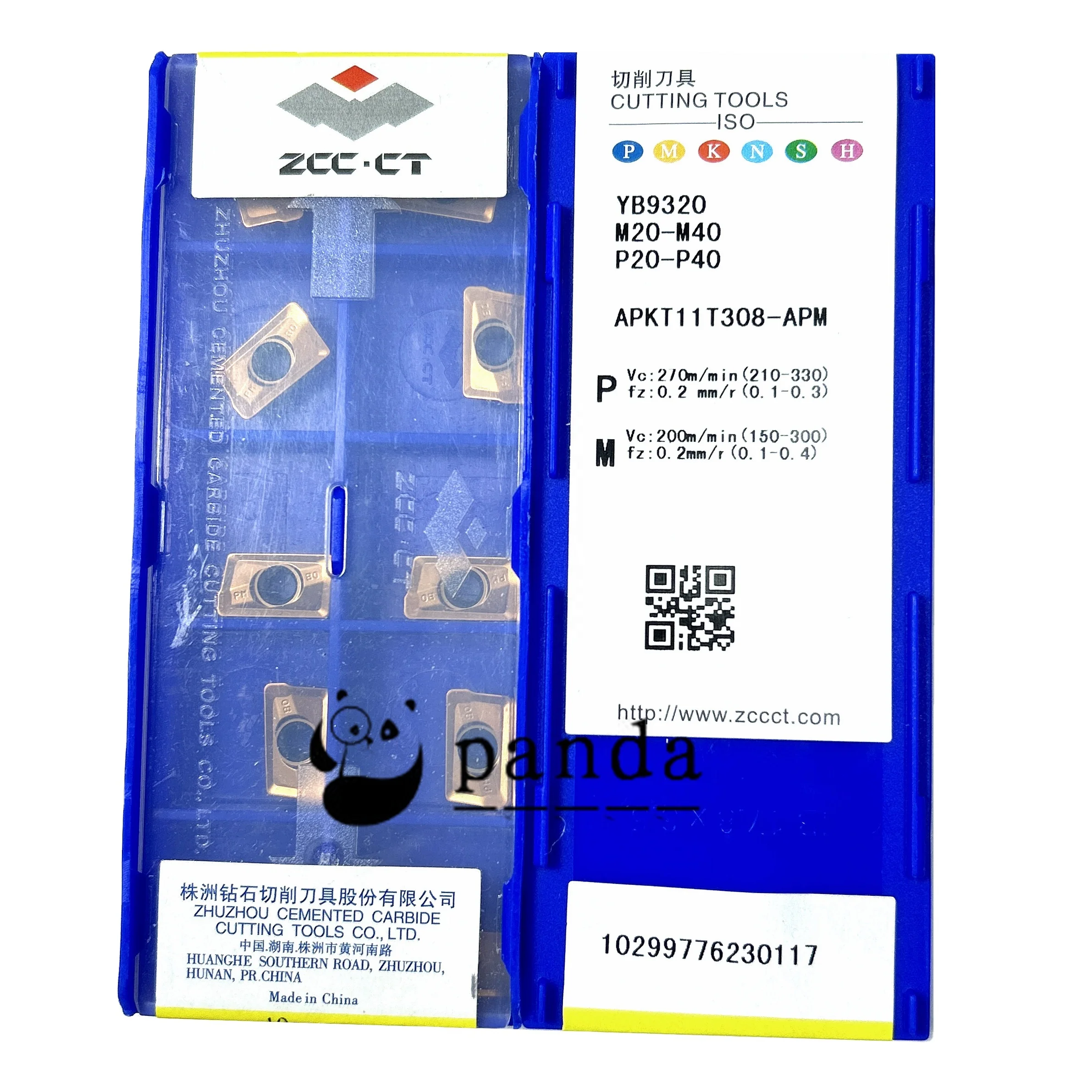 zcc.ct   APKT11T308-APM  YB9320   Carbide Inserts CNC Turning Tool Lathe Cutter Tools