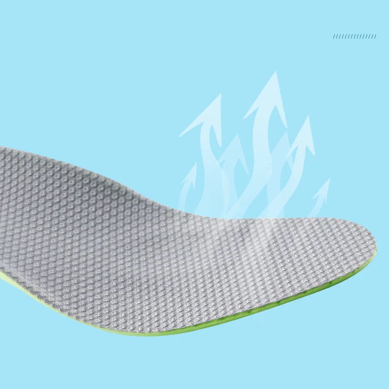 Poron Shock-absorbing Comfortable Sweat-absorbing Non-slip Sports Running Insoles Comfortable 35-46 Yards Can Be Cut Insoles