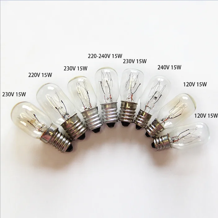 220V E14 Incandescent Bulb ST26 Salt Lamp Bulbs 15W Indicator Refrigerator Light Bulb