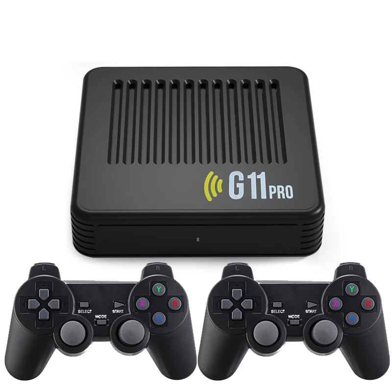 Новая игровая консоль Haoyu G11pro с двумя контроллерами Amlogic S905X2 2 4g Беспроводная