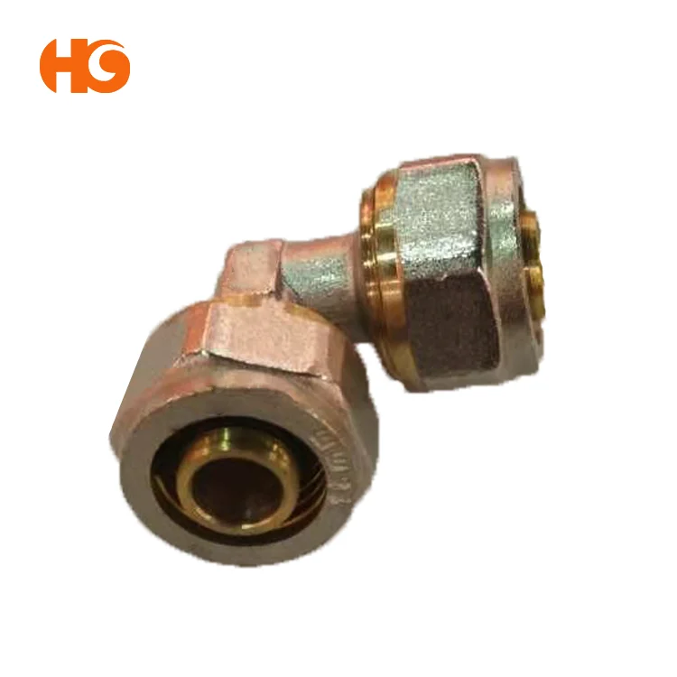 Good price wholesale 16*16 brass elbow fitting elbow from Yuhuan Taizhou