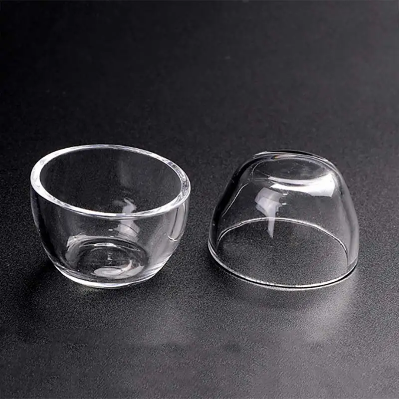 Clear Quartz Glass Silica Crucible Accept Custom Drawings Quartz Crucible With Lid For Lab