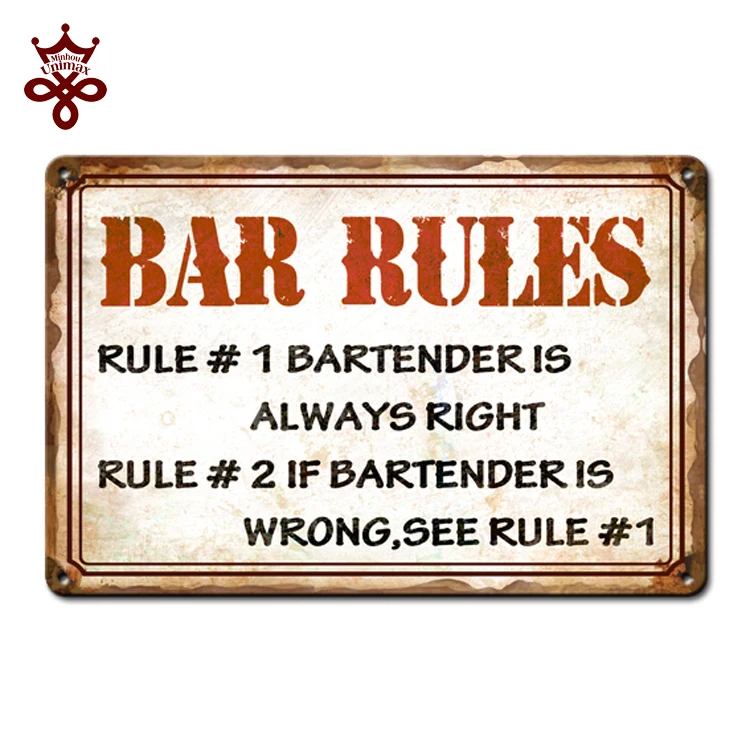 
Cheap wall decorative plaque funny shabby chic tin sign 20X30CM rusty souvenir metal signs 