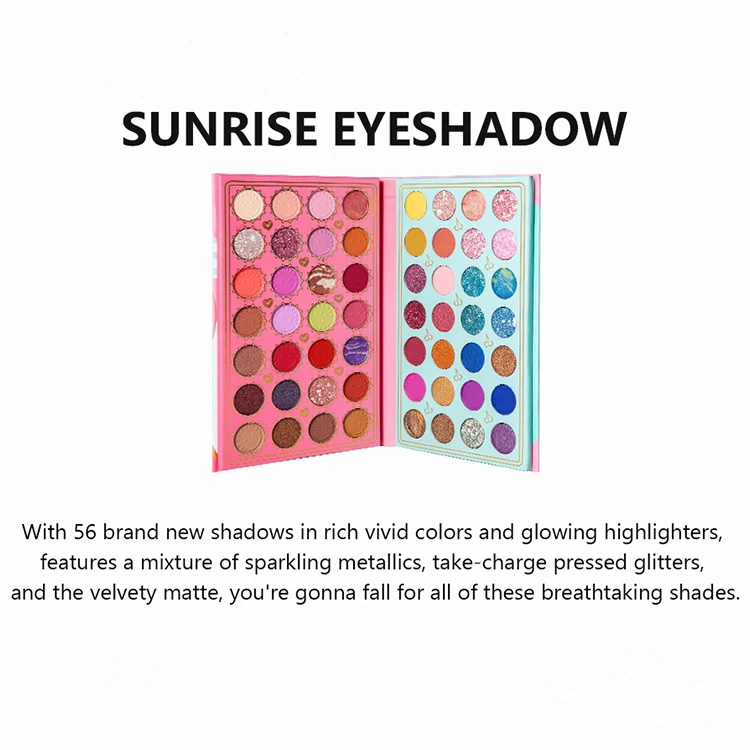 Students stage cosmetics Comic Con Cosplay party pink matte pearl glitter kids eye shadow palette kit eyeshadow sombra de ojos