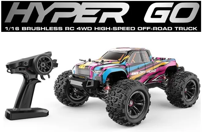 HOSHI MJX Hyper Go MJX 16210 High-Speed 68KMH 2.4G 1/16 Brushless Off-Road Truck Remote Control RC Hobby Car Vehicle Hot Selling