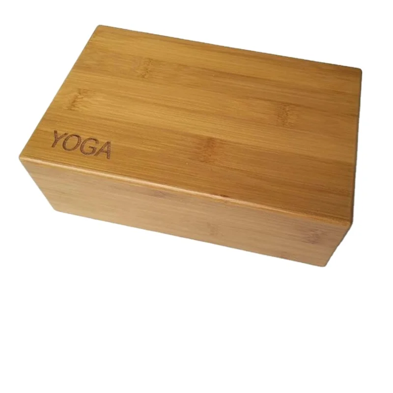 
Eco Friendly Custom Yoga Block Bamboo Solid Wooden Pilates Brick 