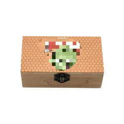 Custom Classic Bamboo Tobacco Herb Stash Box Wood Stash Box for Smoking Accessory