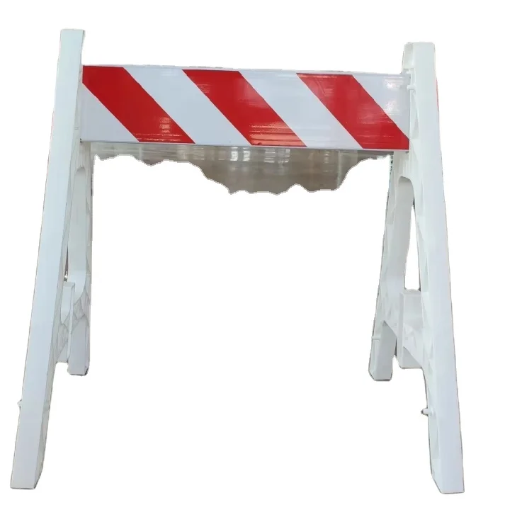 Type 1 Barricade  A-Frame  Plastic Barricades Traffic Block Barrier  Warning Light Attachable