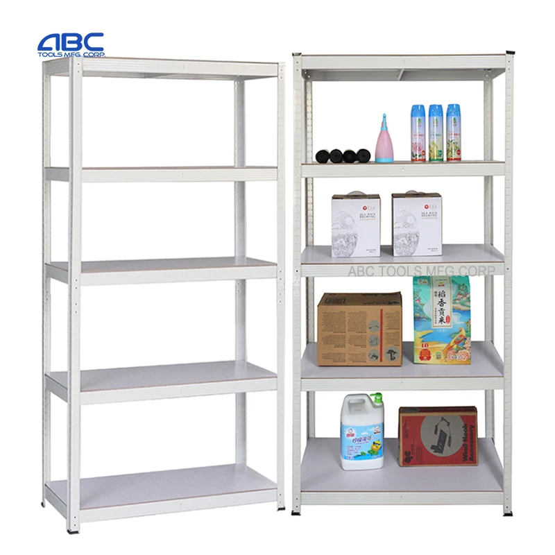 5 layer laminated wood boltless shelves new metal boltless home storage shelving rack