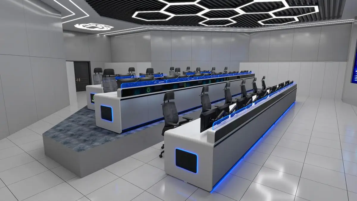 Kesino high-end console workstation integrated system central control room multi-location monitoring center operator consoles