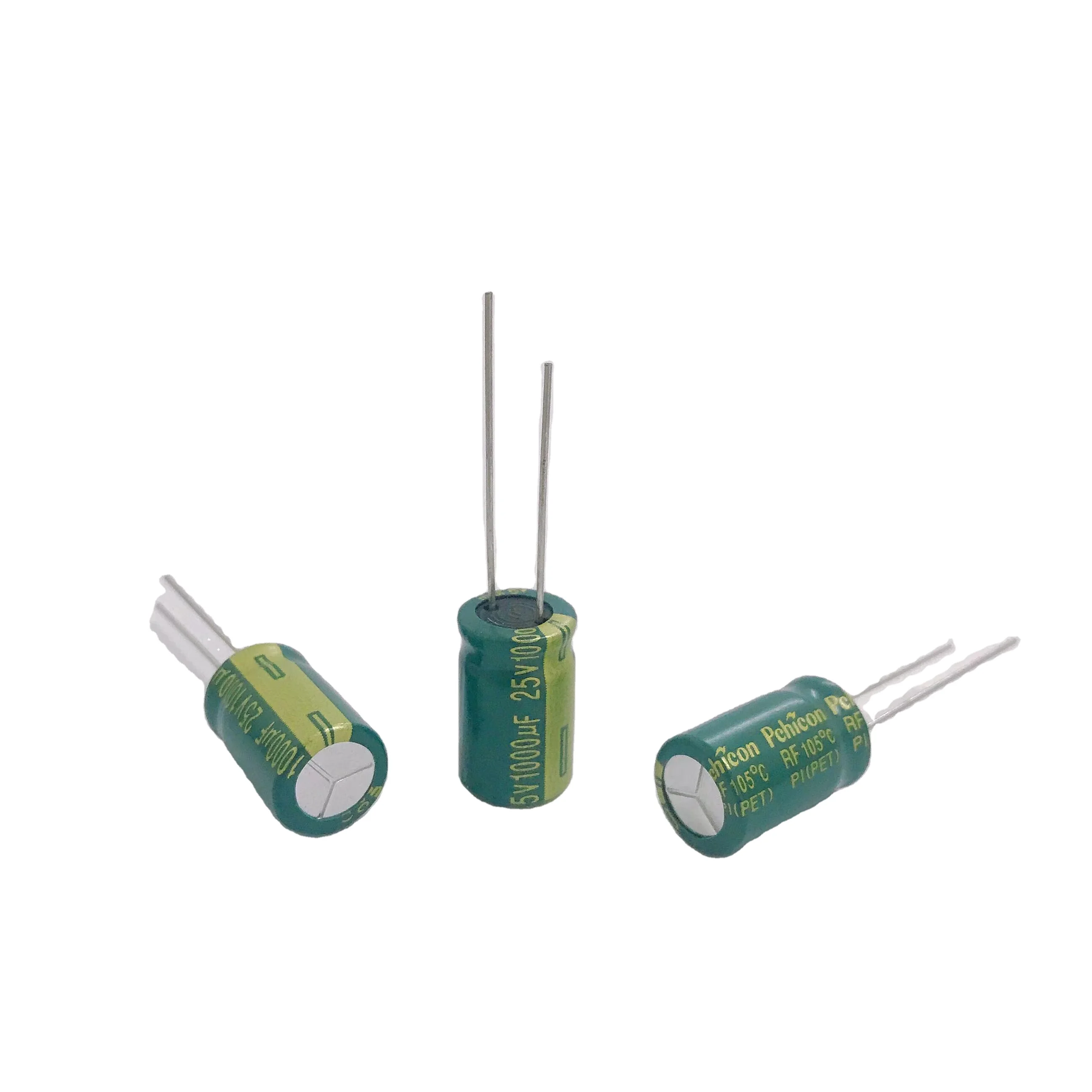 Электролитический конденсатор Pchicon 25V1000uF 10*16 RF 105C 5000часов ELCO ECAP 1000 мкФ 25v 1000 мкФ 25v конденсатор