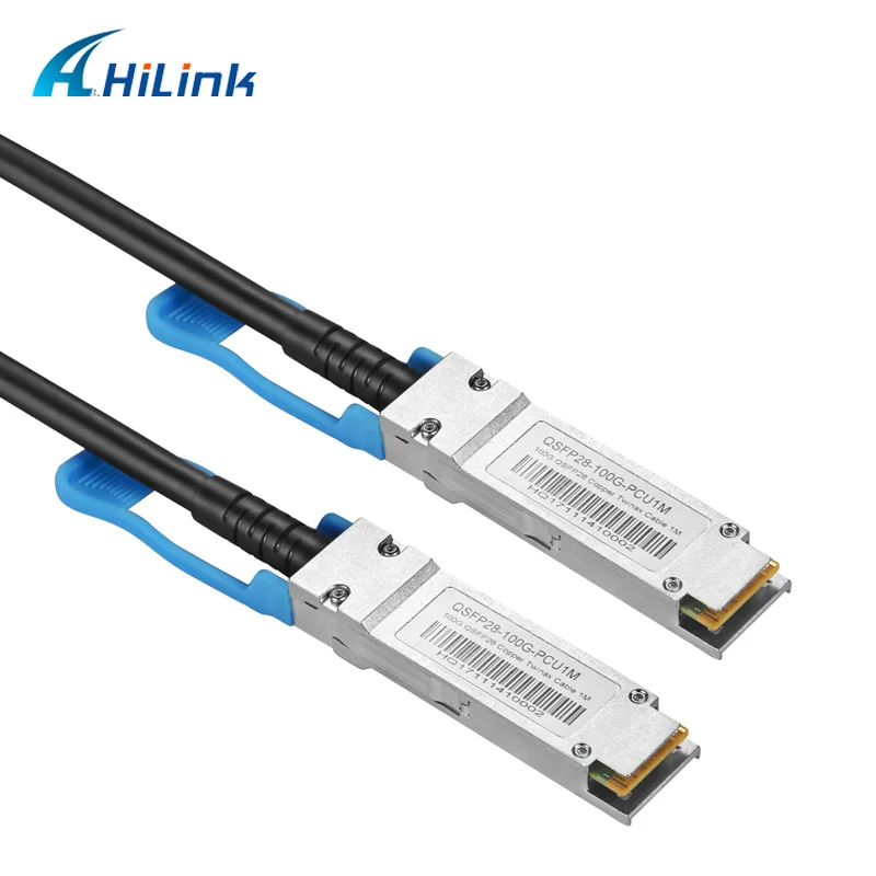Brand Compatible 100G Fiber Optic Cable DAC 5M AWG26 Fiber Optic Transceivers Cable Direct Attach Cable