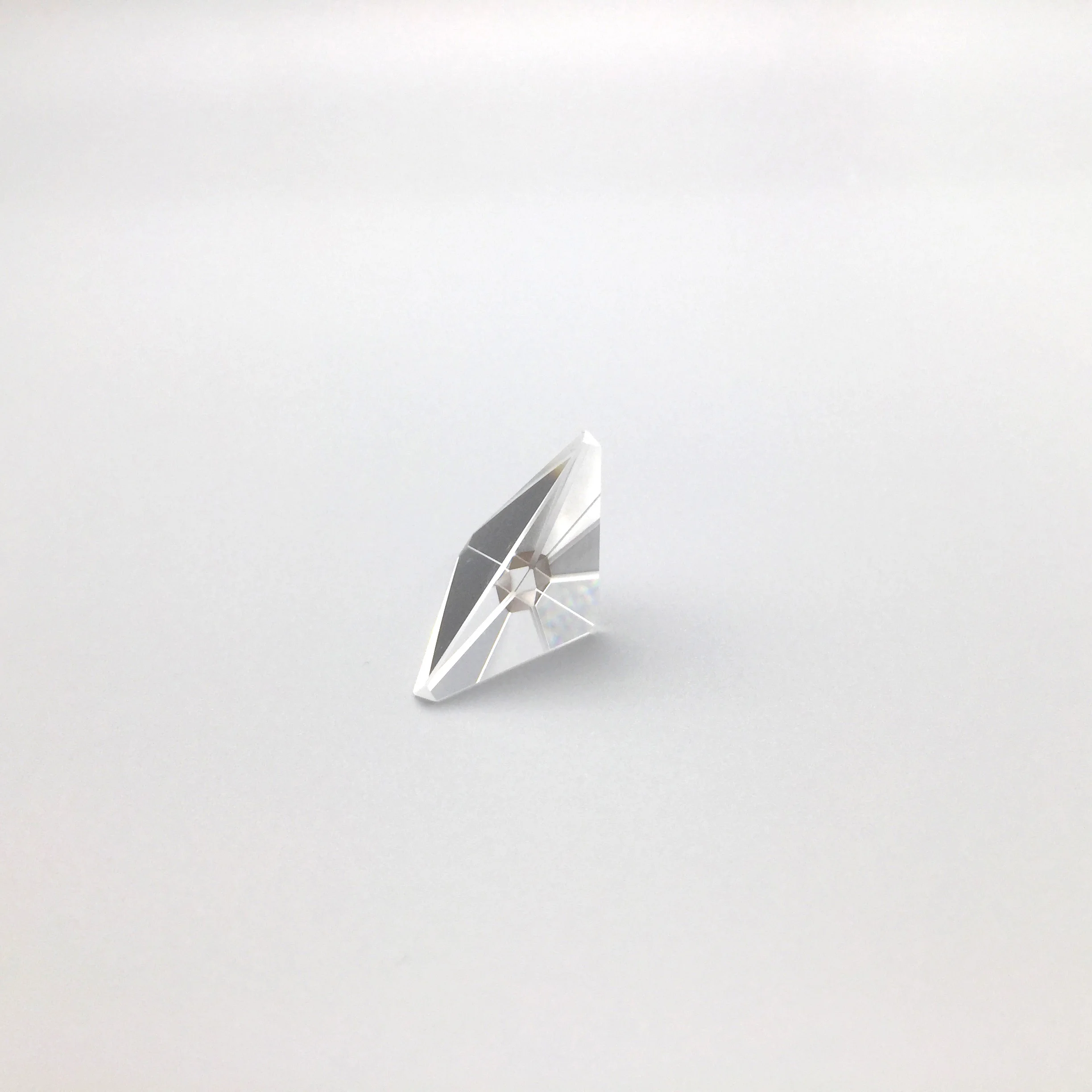 Профессиональный 25,4 мм оптический многоугольник угловой куб Призма Стекло