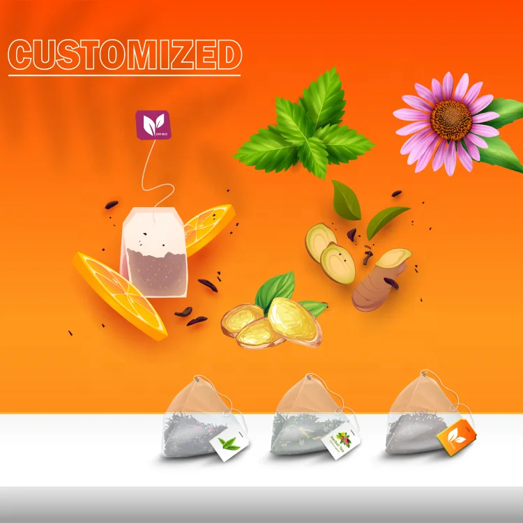 Private Packaging Immunity Tea With Echinacea and Ginger