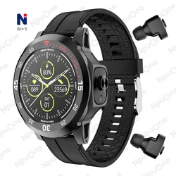 2022 Hot sell  2in1 OEM TWS wireless earbuds Watch phone call SD card  Music health reminder Smart watch