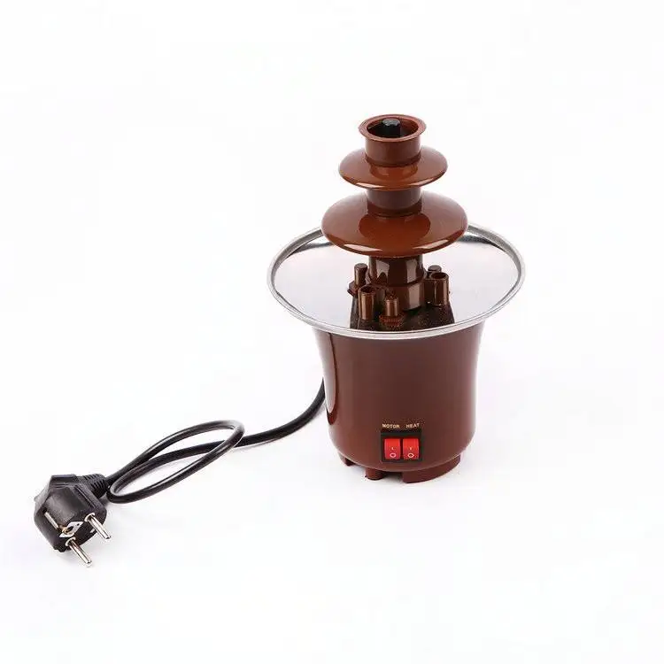 Hot Sale Kitchen Catering Mini Electric Chocolate Fountains 3 Tire For Home DIY Party Price Cheap