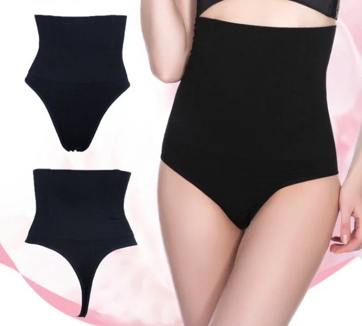 3XL High-waist Steel Bones Butt Waist Body Shaper Tummy Control Pants Postpartum PP Thong Underwear for Women