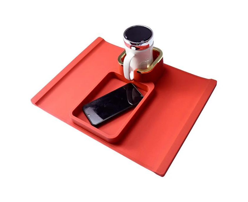 Silicone Couch Sofa Non Slip Cup Bottle Holder Tray Silicone Anti Spill Couch Sofa Coaster