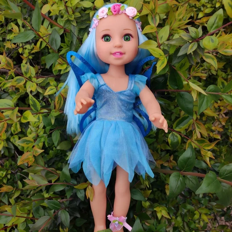 Lifelike Pretend Play Little Girl Baby Dolls Silicone Soft Reborn Baby Doll For Children Kids