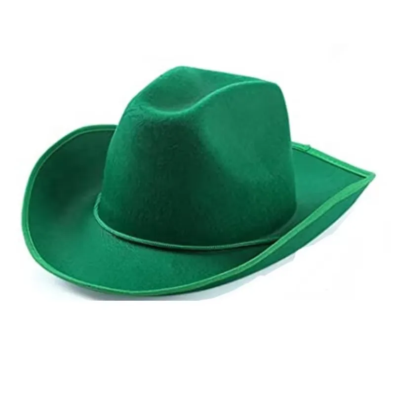 Cowboy Birthday Party Western Cowgirl Hat Felt Cowboy Hats With Adjustable Drawstring Hat For Boys Girls