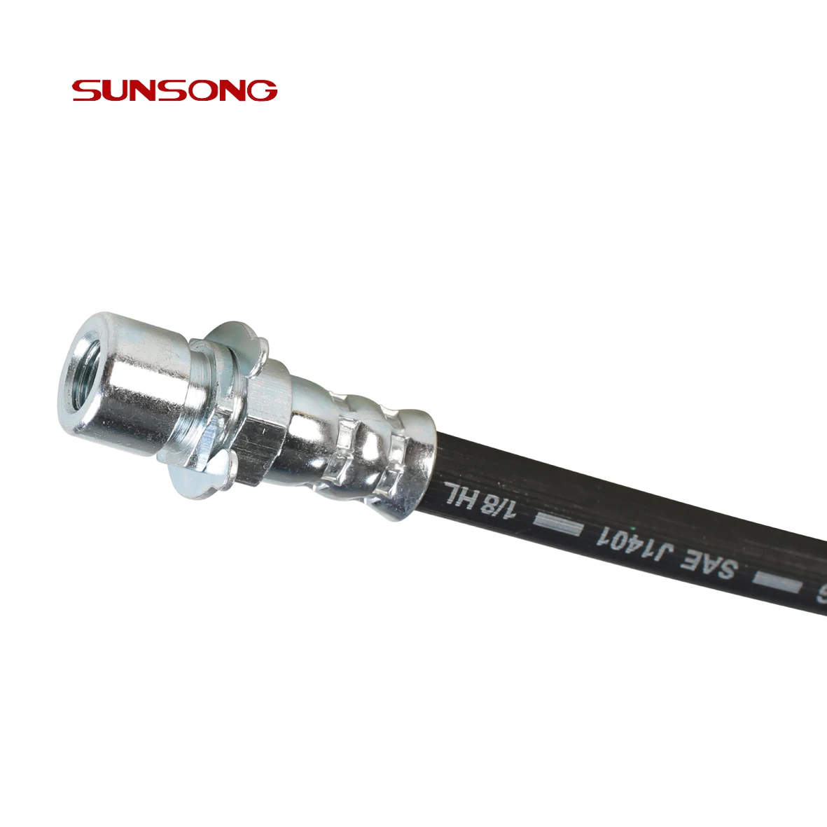 Sunsong 1/8 HL Automobile Brake Hose Assembly SAE J1401 for Diverse Car Makes