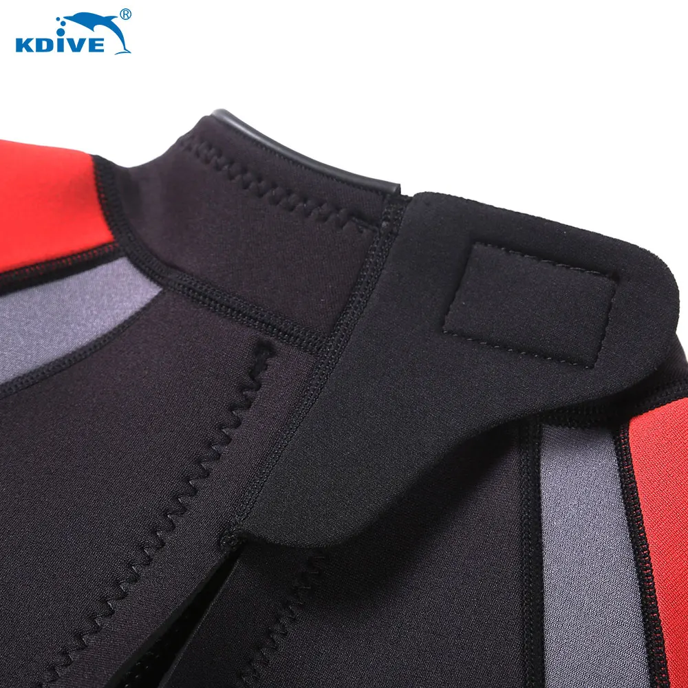 KDIVE Wholesale 3MM Neoprene Back Zip Long Sleeve Wet Suit Smooth Skin Diving Surfing Suits for Women
