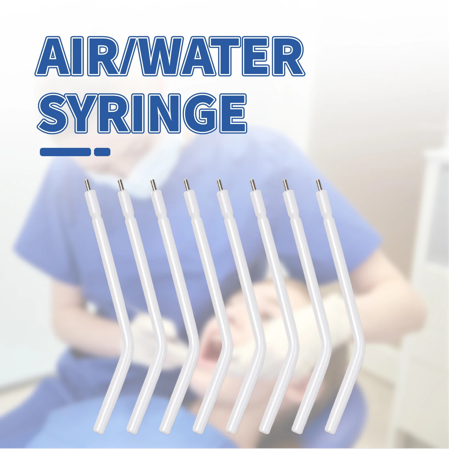Factory Dental Material Plastic Air Water 3-way Syringe Tips