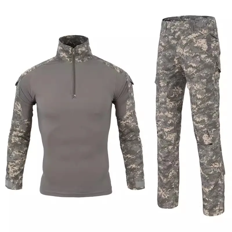 Pengda Soft Breathable Custom Solid Color Knitted Tactical Uniform Frog Shirt Gen2 G2 Tactical Clothing Uniform