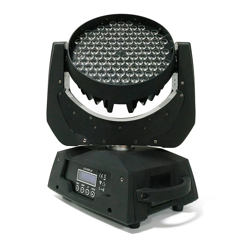 Профессиональная мойка Ava 108 шт. 10 Вт LED RGBW 4-в-1 зуммируемый светодиодный сценический светильник 108*3 движущаяся головка для сценического бара
