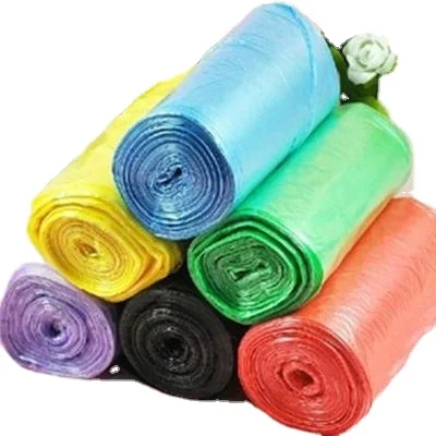 High quality wholesale printing High Density Produce garbage plastic Bag on Roll
