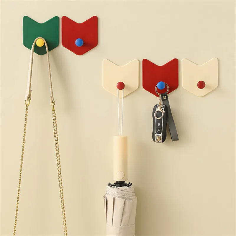 Manufacturer Hot seller Home accessories Self Adhesive Plug Hooks Rabbit Design Plastic Plug Organizer Wire Organizer Key Holder