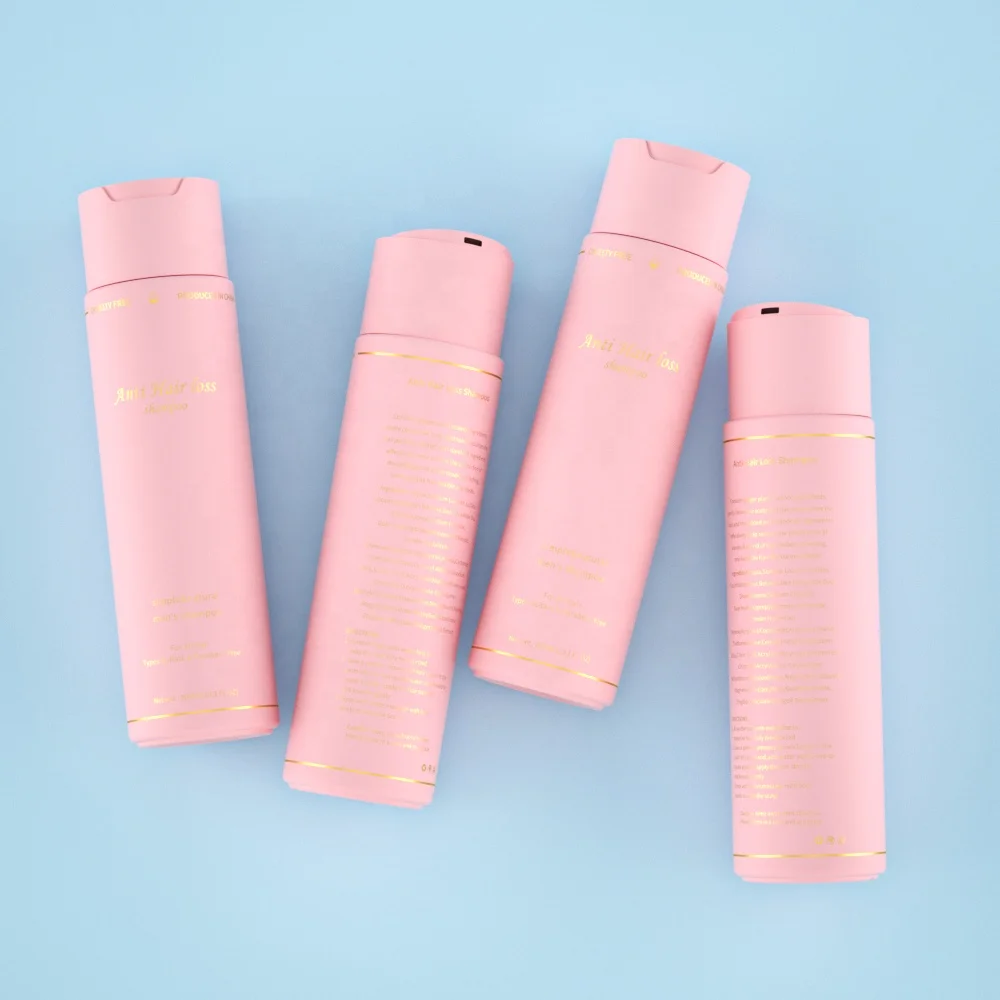 Eco Friendly Plastic Custom Cosmetic Lotion Liquid Soap Packaging Container Recycling Squeeze Shampoo Hair Body Wash Bottle