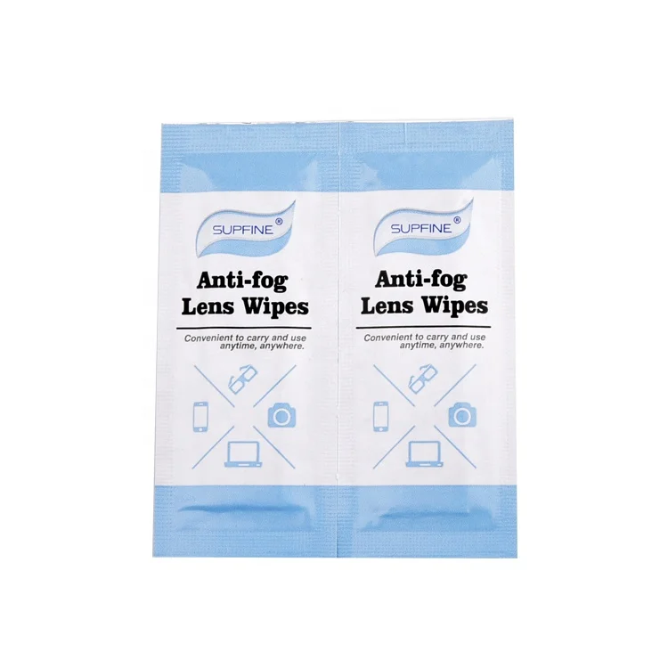 JAYQI Custom Disposable Lens Anti Fog Wipes for Glasses, Anti-fog Glasses Wet Wipe for Goggles Eyeglass