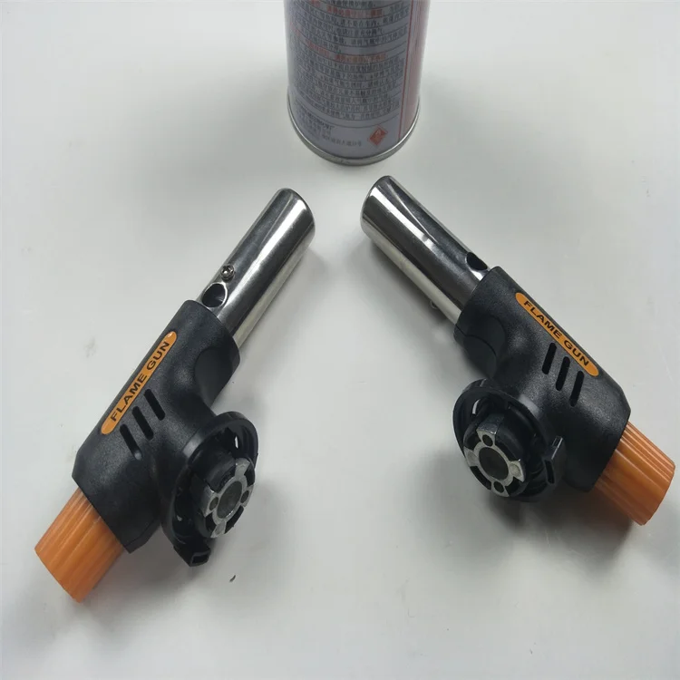 
Factory Supplied Handheld Butane Gas Welding Torch Weed Fired Burners Gas Cutter Flame Gun 