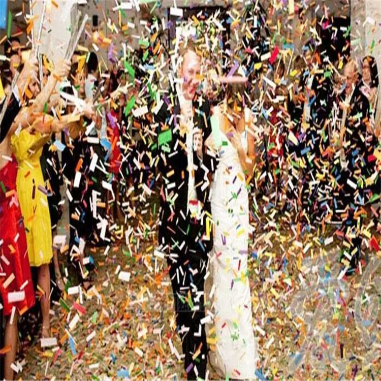 Wholesale stage equipment Paper gun machine paper lens stage Dj Wedding party paper machine