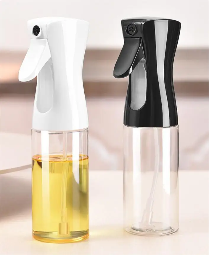 Oil Sprayer Olive Oil Dispenser 200ml Glass Oil Spray Bottle Kitchen Gadgets Accessories for Cooking
