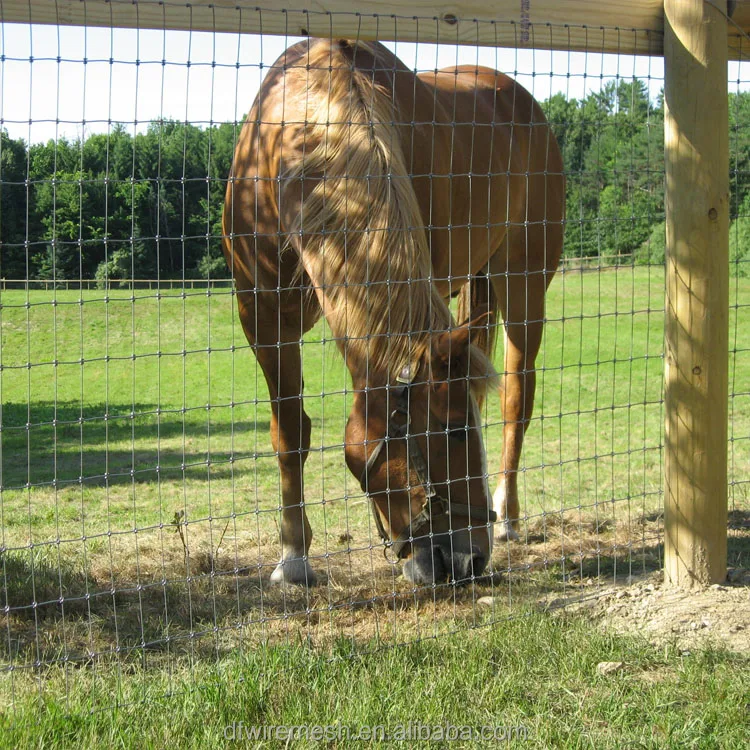 Factory Suppliers 7/90/30 200m roll Galvanized hinge Knot Wire Mesh Farm Fence for Deer Cattle Horse