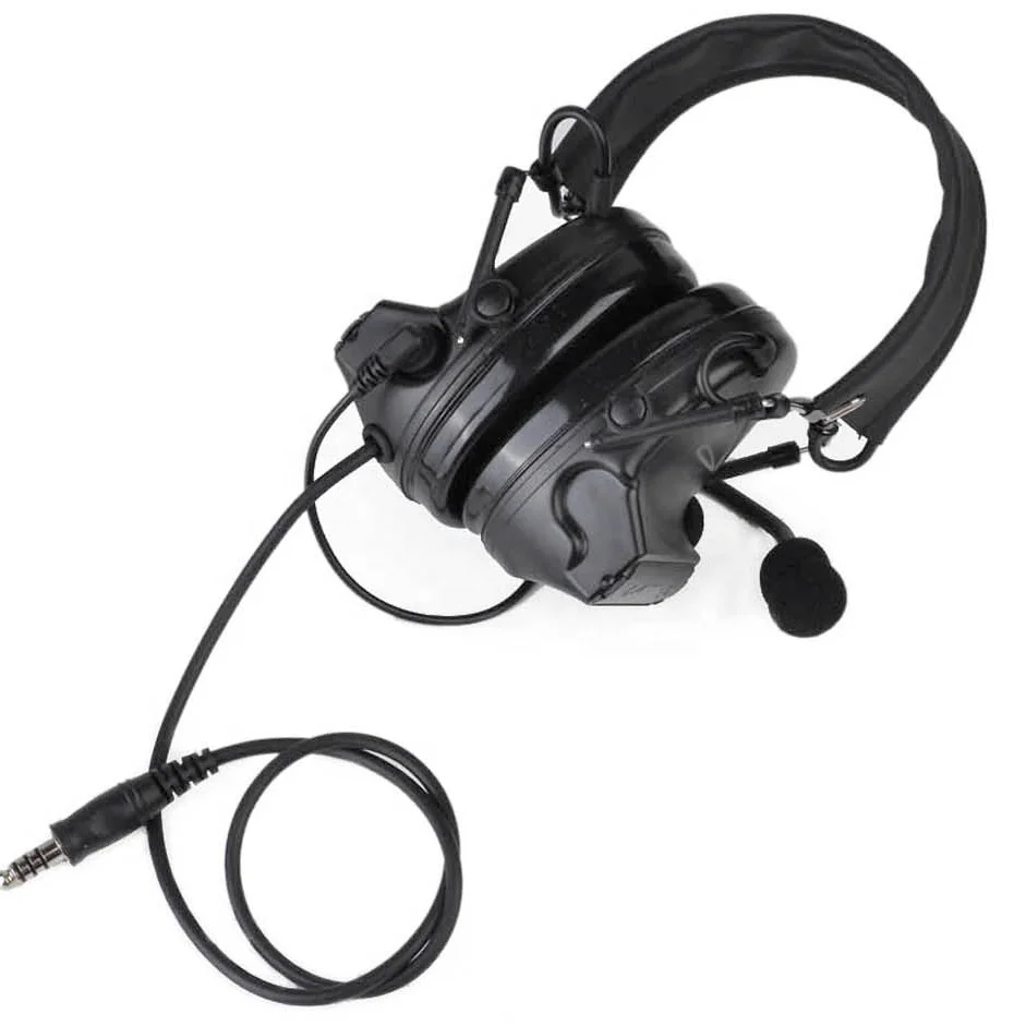 ZTAC Factory price Z041 C II tactical communication headset  for shooting sounds pick and noise cancelling tactical headset