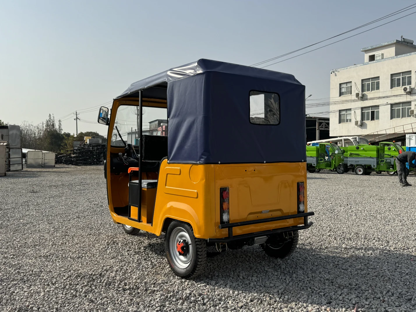 ZK3WY  Big Power 3 Wheel Electric Bike Adults Other Tricycles 4 Bay 5 Feet e Rickshaw Loader For Passenger