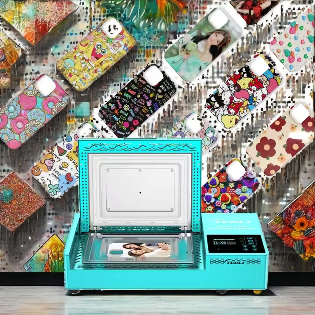 TuoLi Automatic 3D Sublimation Cell Vacuum Heat Transfer Press Printer Custom Mobile Phone Case Printing Mini Machine New Pump
