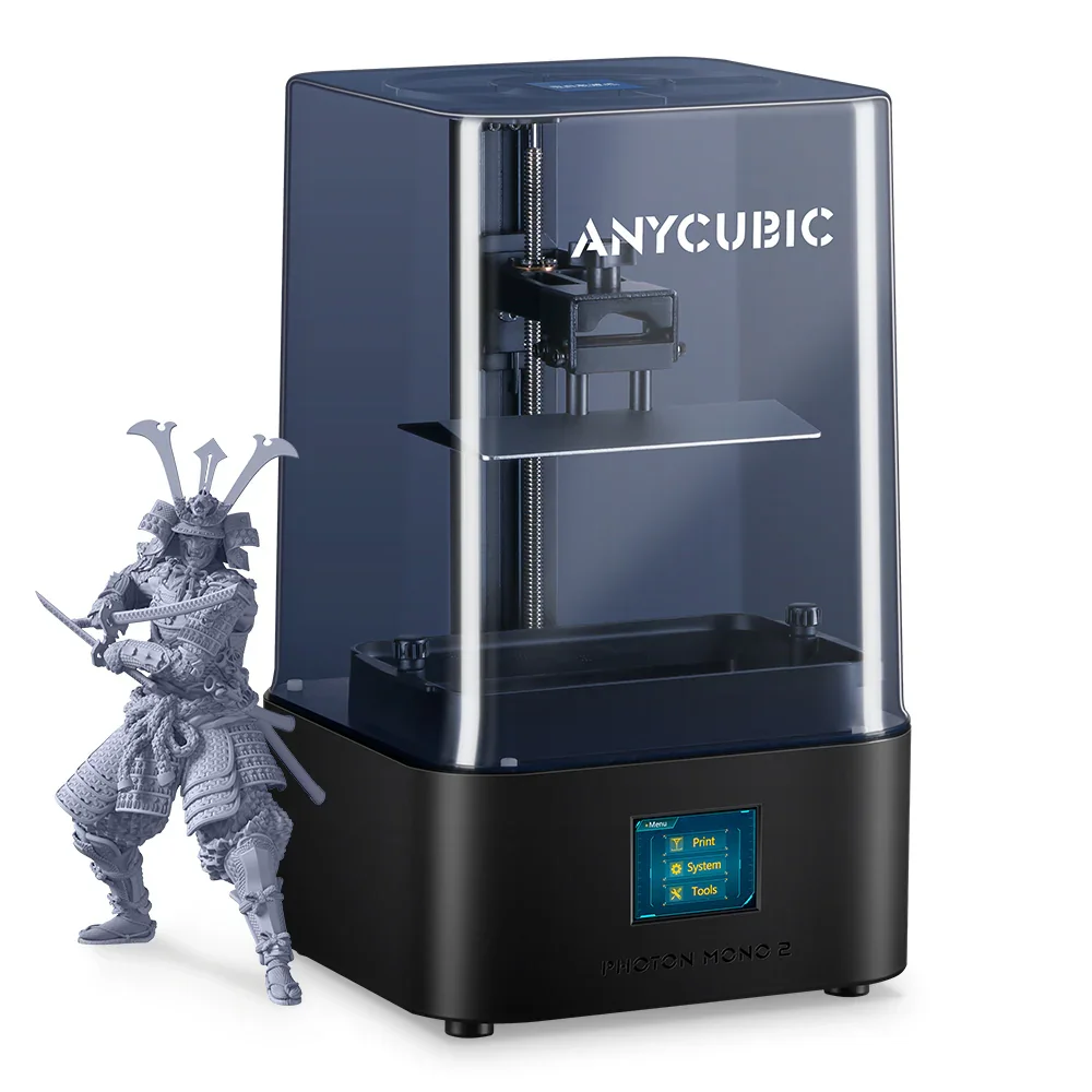 Light-Curing 3D Printer Photon Mono 2 Printing Machine 4K 6.6-Inch Screen Desktop High-Precision Industrial Home DIY Kit