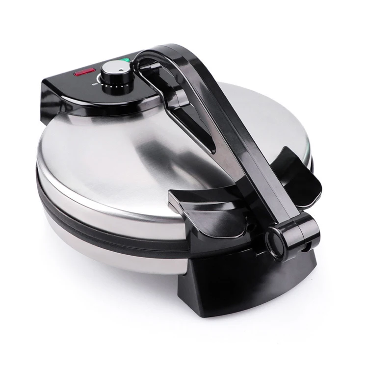 Commercial Electric Crepe Pizza Maker Double Heating Grill Pan For Hotel