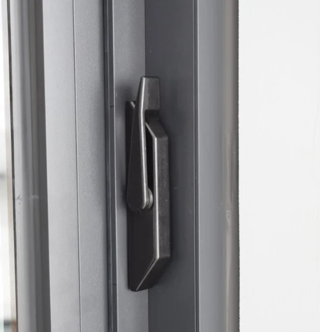 double tempered glass thermal break American crank aluminum casement window