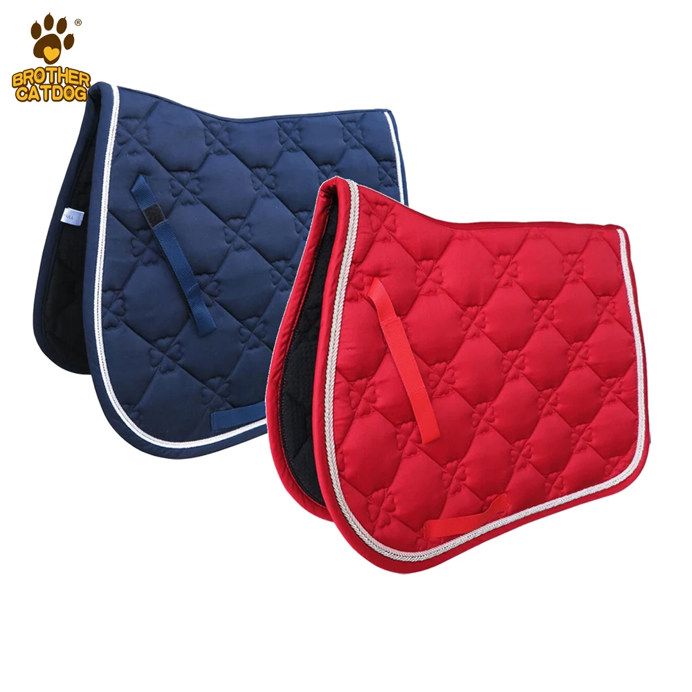 2020 новый дизайн Конное снаряжение лошадь одеяло седло коврик небольшой минимальный объем заказа пользовательский коврик на седло