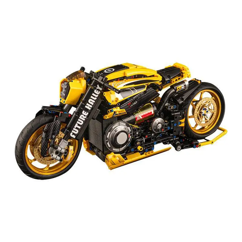 K BOX 10506 1:5 motorbike building block toys High-Tech Motorcycle Locomotive Model Moc 1981pcs Building Block set for toys kids