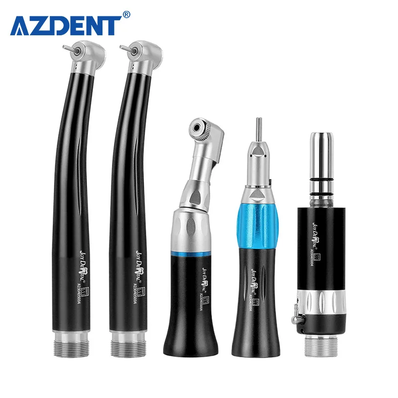 Azdent dental high speed handpiece and dental low speed air turbine handpiece set