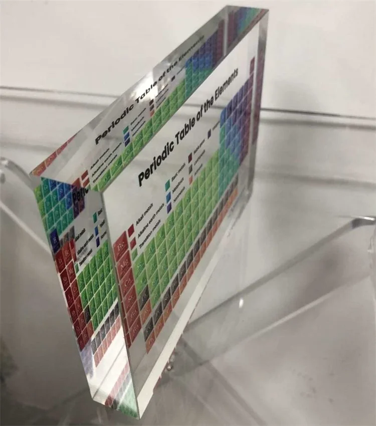 Factory School Chemical Education Teachers Students Classroom Use Acrylic Cube Design Block Acrylic Periodic Table Of Elements